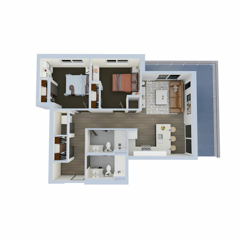 700 East Apartments - Unit B2-A